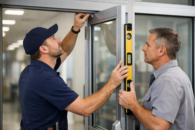 How to Align Commercial Doors Without Lost Time